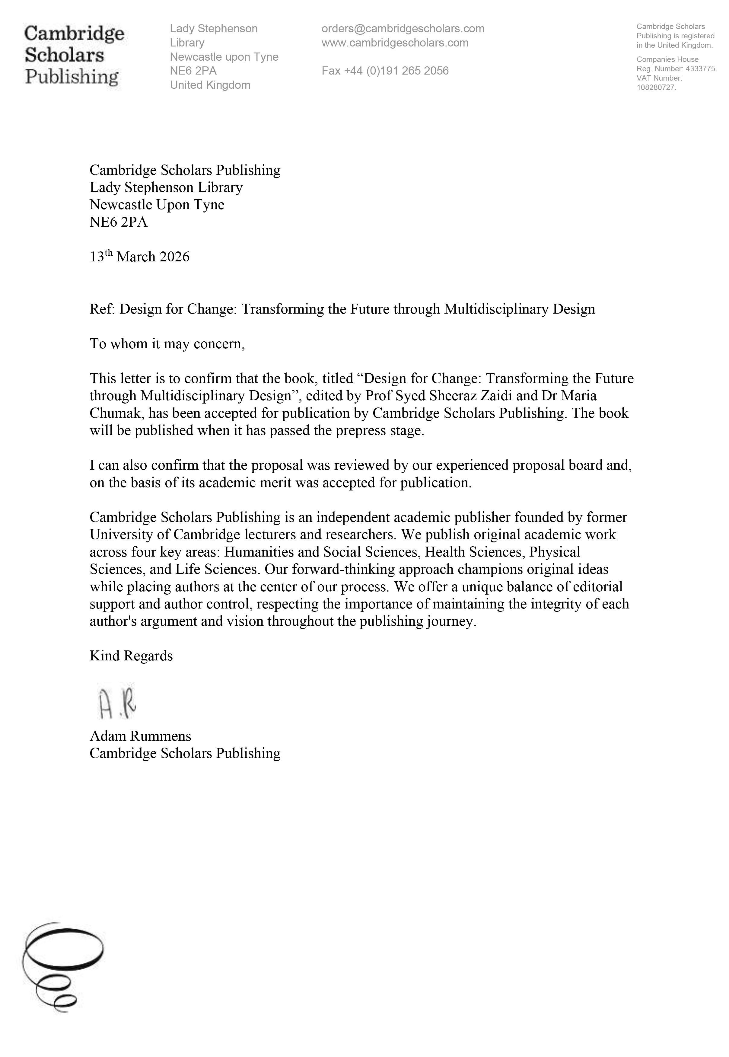 Design for Change Book